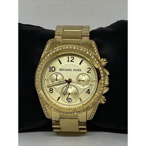 Michael Kors Blair MK5166 Women's Gold Stainless Steel Analog Dial watch JK476
